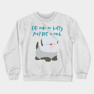 Funny siamese cat t-shirt Crewneck Sweatshirt